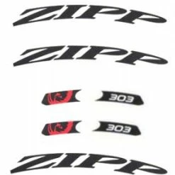 ZIPP Decals For Wheels Black Or White Matt