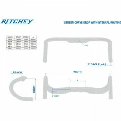 Ritchey Handlebar Road Comp Streem III Curve -Look shop 4681 4