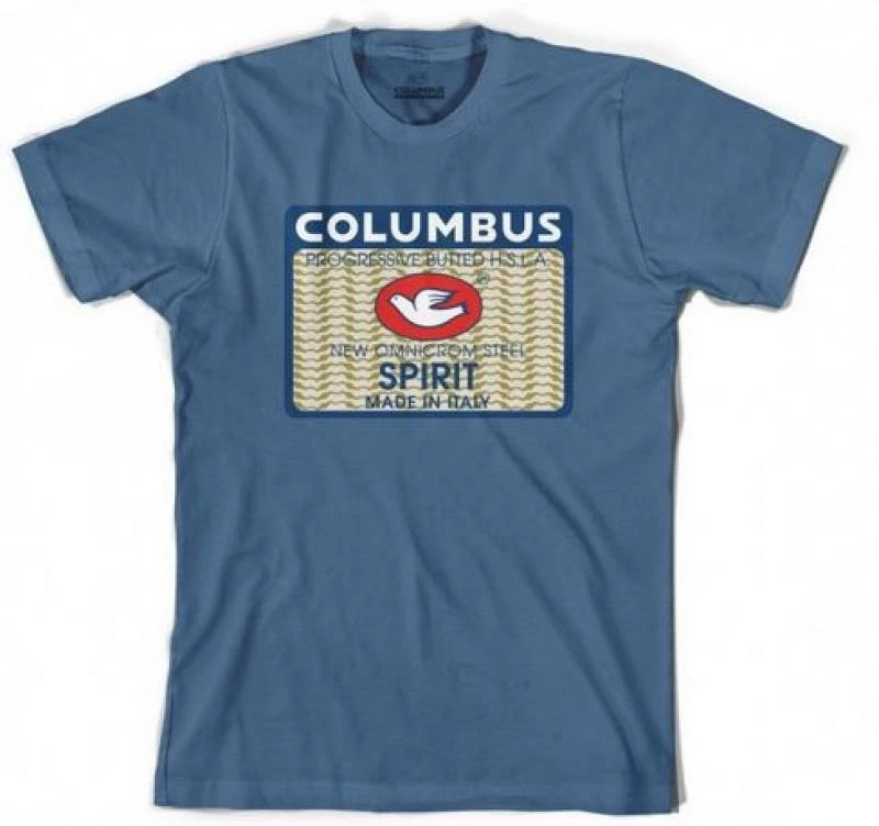 Cinelli T-shirt Columbus Spirit-steel 3 Cinelli T-shirt Columbus Spirit-steel